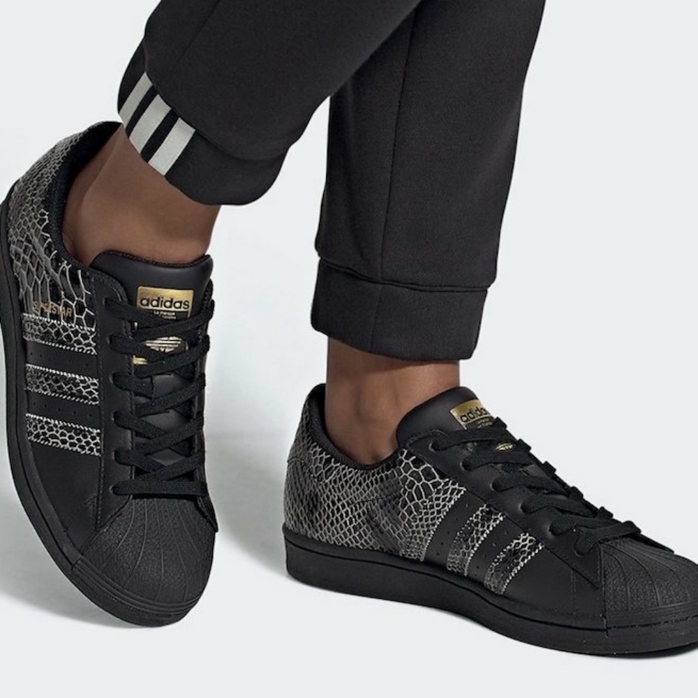 SUPERSTAR WOMEN'S SHOES SNAKESKIN